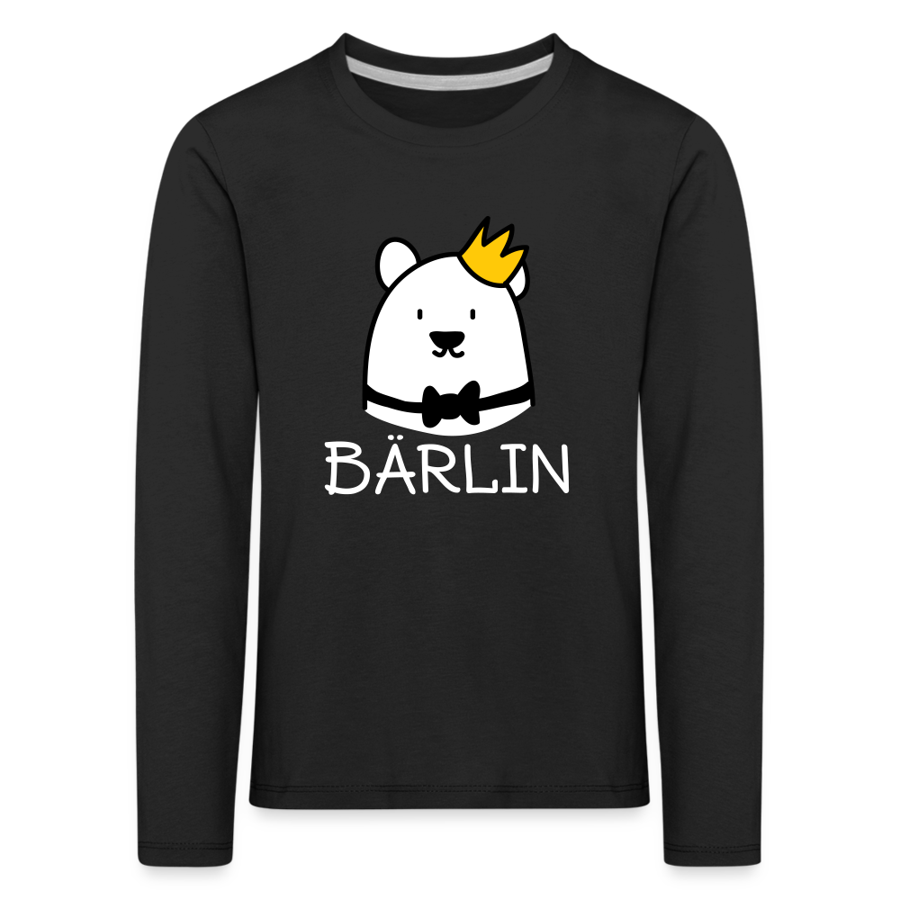 Bärlin - Kinder Langarmshirt - black