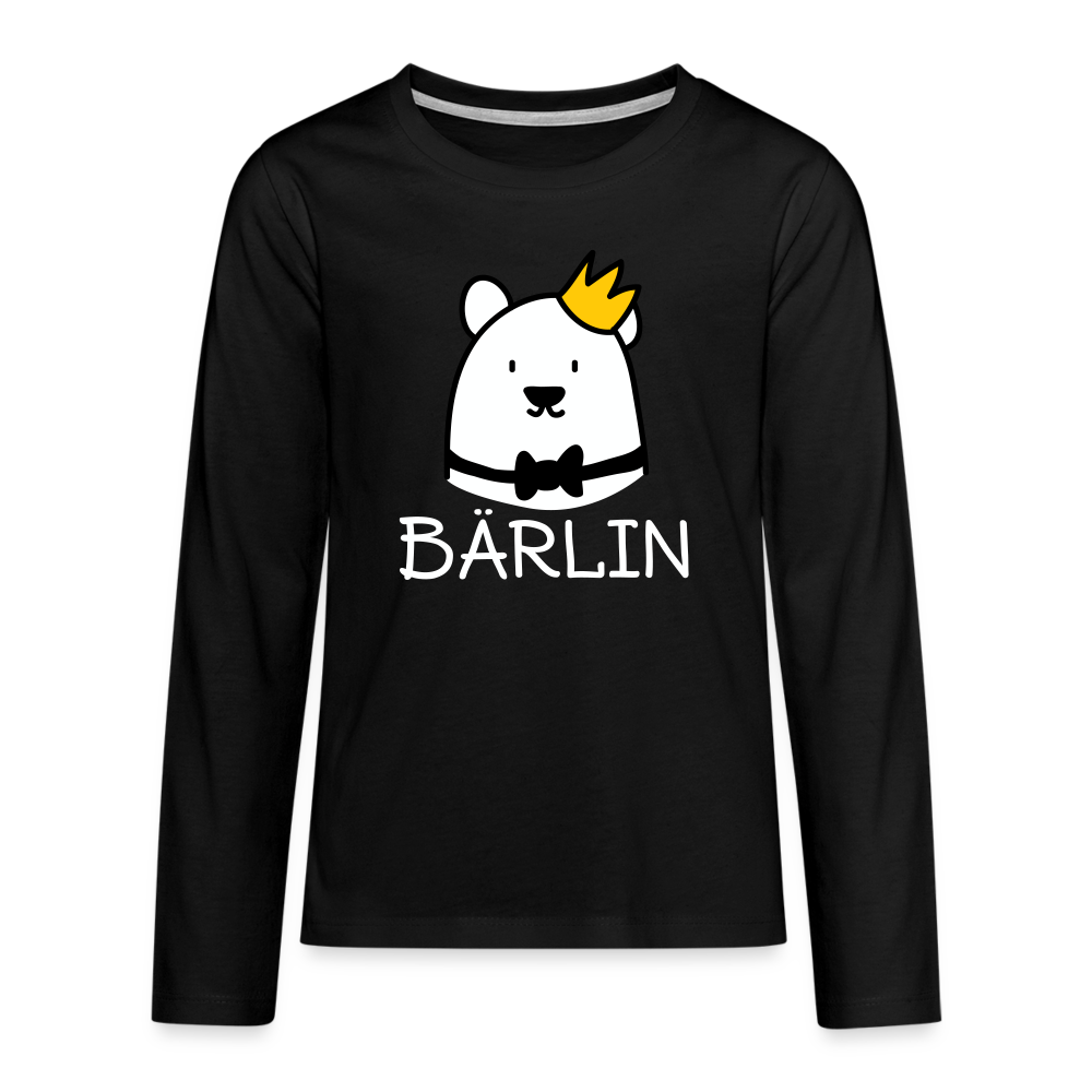 Bärlin - Teenager Langarmshirt - black