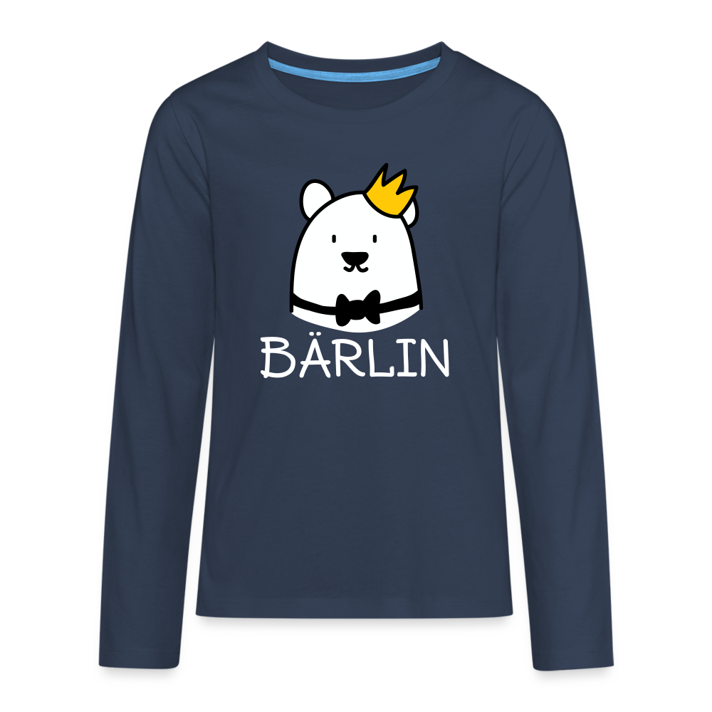 Bärlin - Teenager Langarmshirt - navy