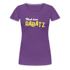 Mach keen Rabatz - Frauen Premium T-Shirt - purple