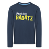Mach keen Rabatz - Kinder Langarmshirt - navy