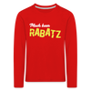 Mach keen Rabatz - Kinder Langarmshirt - red