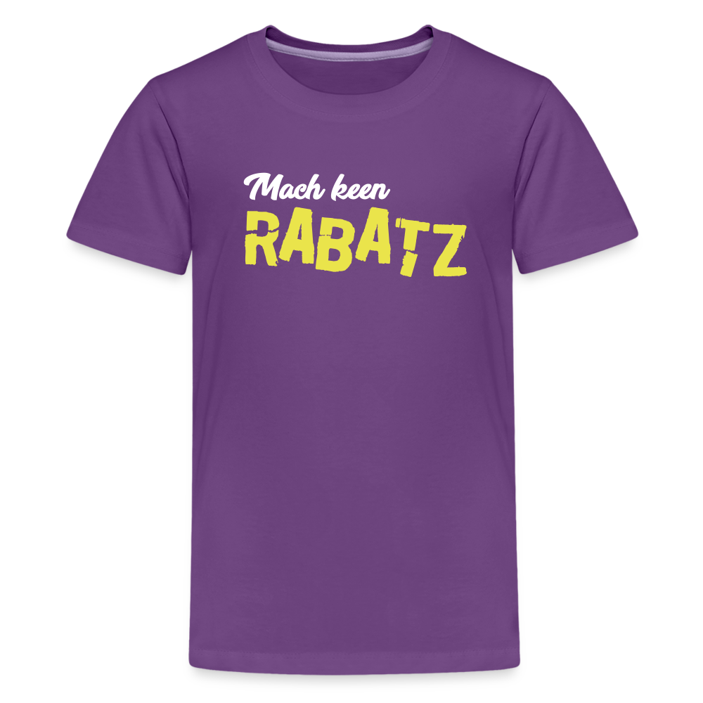 Mach keen Rabatz - Teenager Premium T-Shirt - purple
