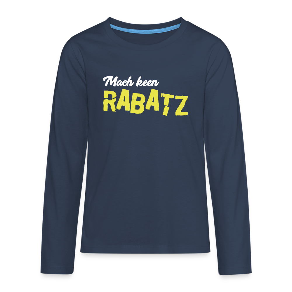 Mach keen Rabatz - Teenager Langarmshirt - navy