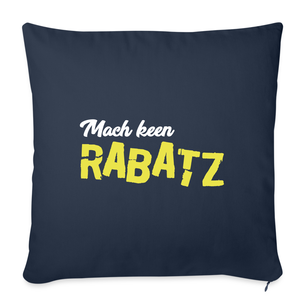 Mach keen Rabatz - Sofakissen mit Füllung (45 x 45 cm) - navy