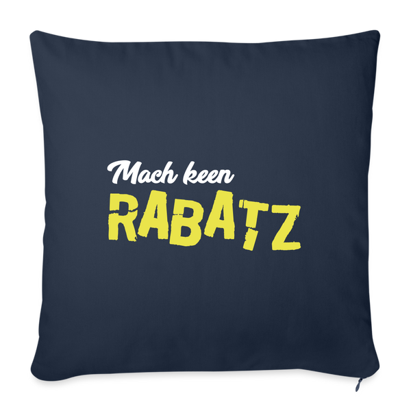 Mach keen Rabatz - Sofakissen mit Füllung (45 x 45 cm) - navy