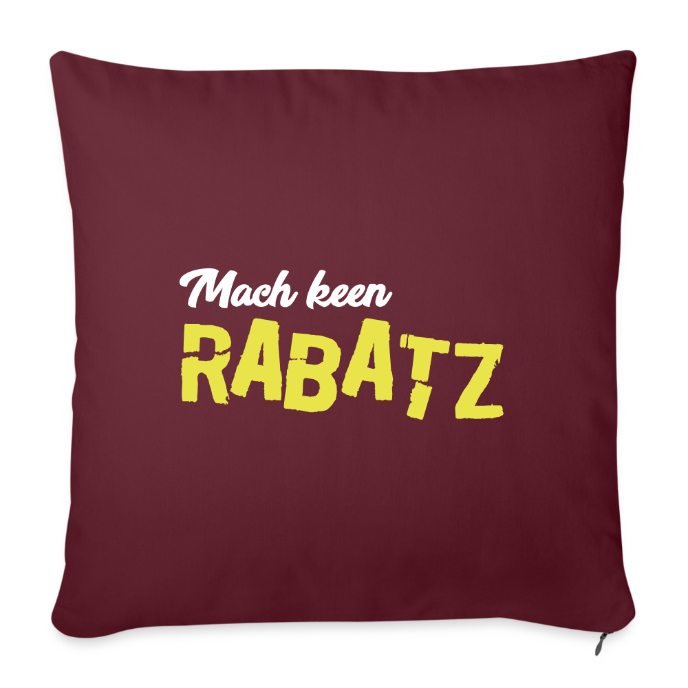 Mach keen Rabatz - Sofakissen mit Füllung (45 x 45 cm) - burgundy