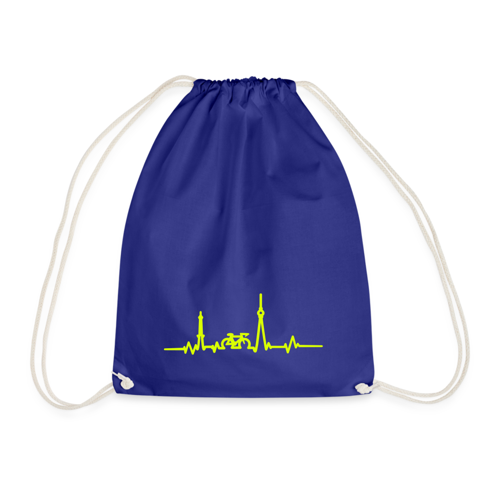 Herzschlag für Fahrradfahrer - Tasse einfarbig - royal blue