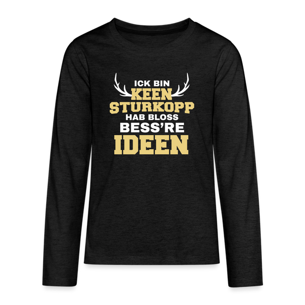 Sturkopp - Teenager Langarmshirt - charcoal grey