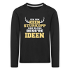 Sturkopp - Kinder Langarmshirt - black