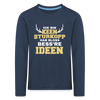 Sturkopp - Kinder Langarmshirt - navy
