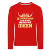 Sturkopp - Kinder Langarmshirt - red