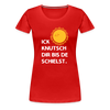 Ick knutsch dir Sonne! - Frauen Premium T-Shirt - red