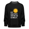 Ick knutsch dir Sonne! - Kinder Premium Sweatshirt - black
