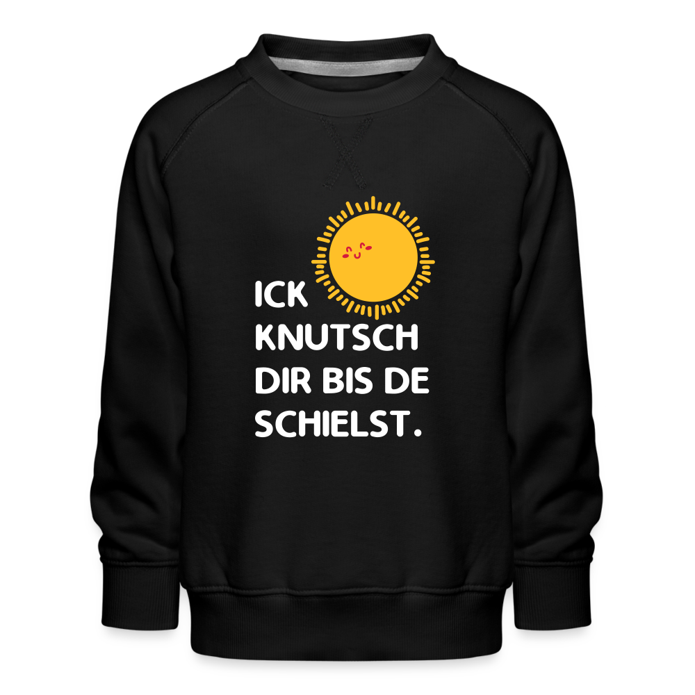 Ick knutsch dir Sonne! - Kinder Premium Sweatshirt - black