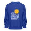 Ick knutsch dir Sonne! - Kinder Premium Sweatshirt - royal blue
