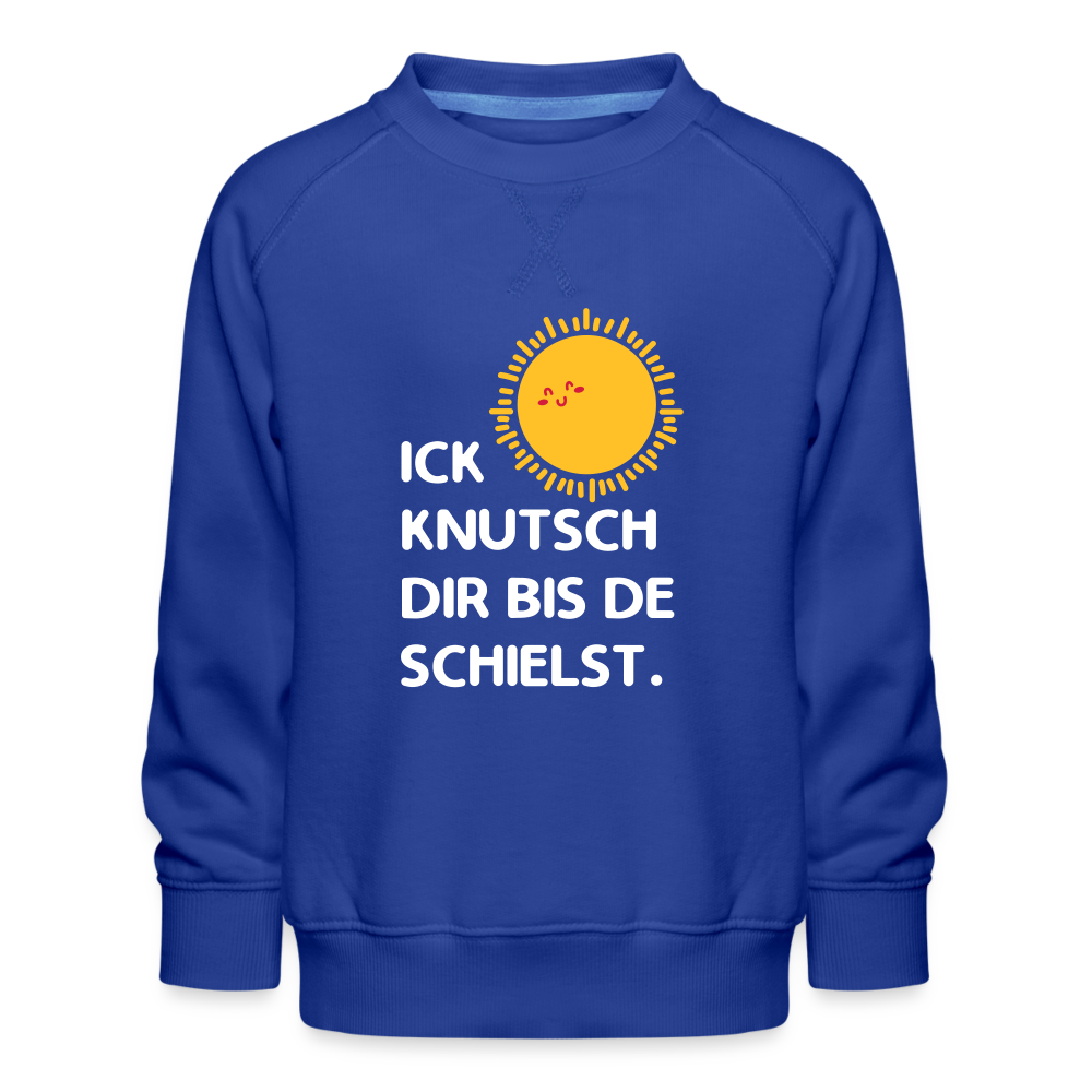 Ick knutsch dir Sonne! - Kinder Premium Sweatshirt - royal blue