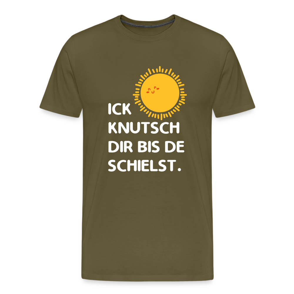 Ick knutsch dir Sonne! - Männer Premium T-Shirt - khaki