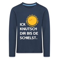 Ick knutsch dir Sonne! - Kinder Langarmshirt
