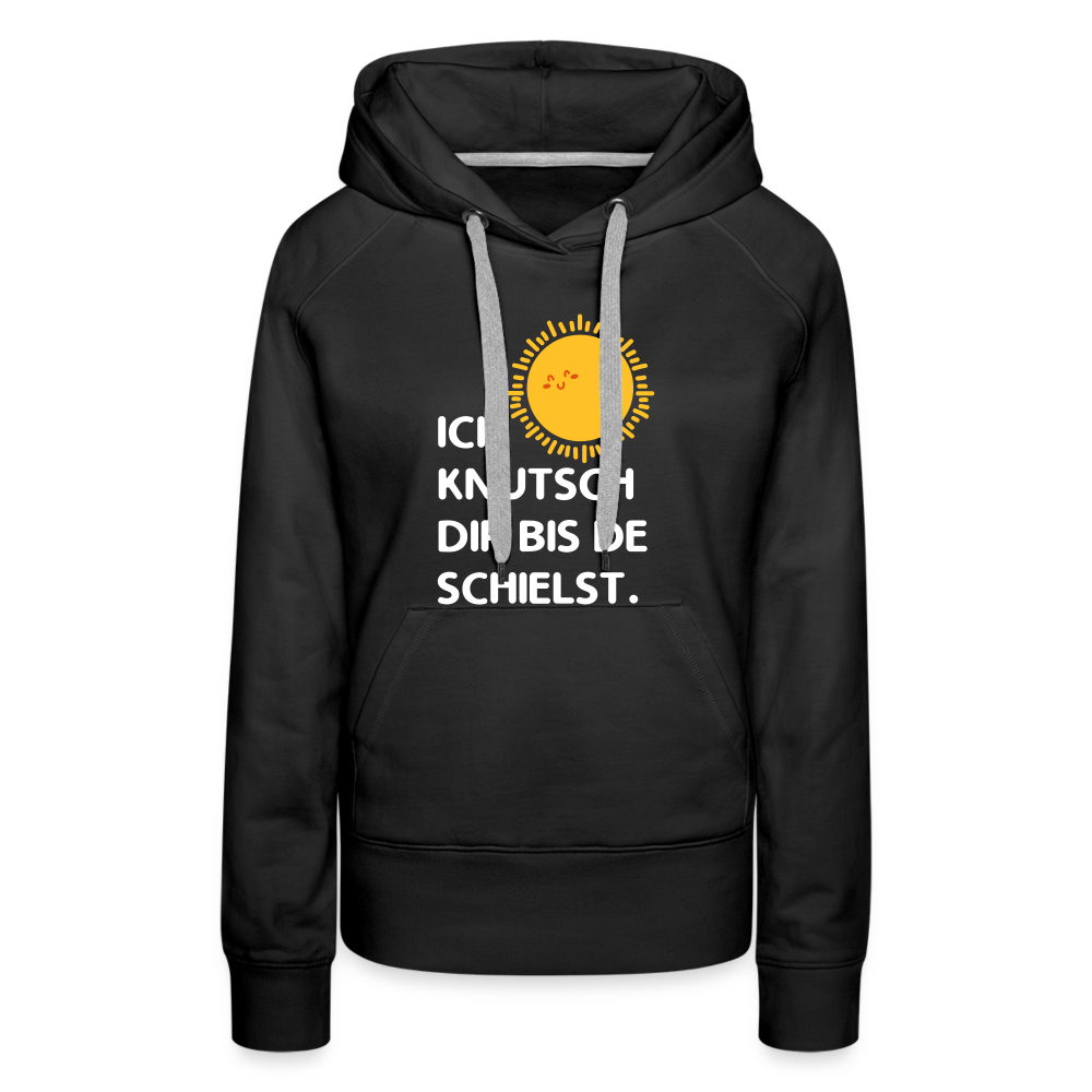 Ick knutsch dir Sonne! - Frauen Premium Hoodie - black