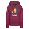 Ick knutsch dir Sonne! - Frauen Premium Hoodie - bordeaux