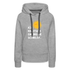 Ick knutsch dir Sonne! - Frauen Premium Hoodie - heather grey