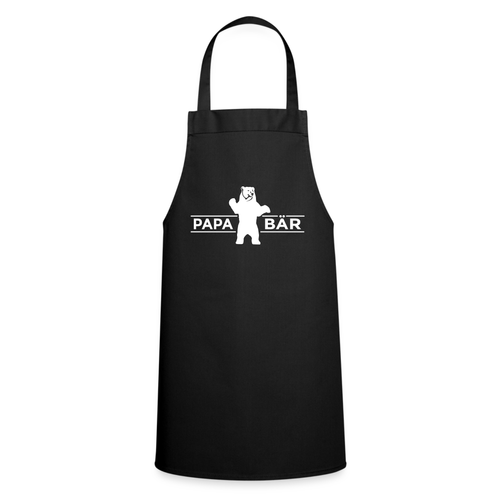 Papa Bär - Kochschürze - black