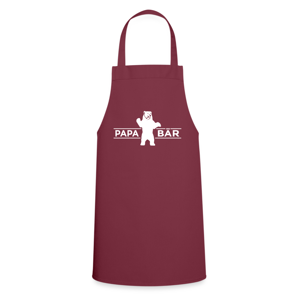 Papa Bär - Kochschürze - bordeaux