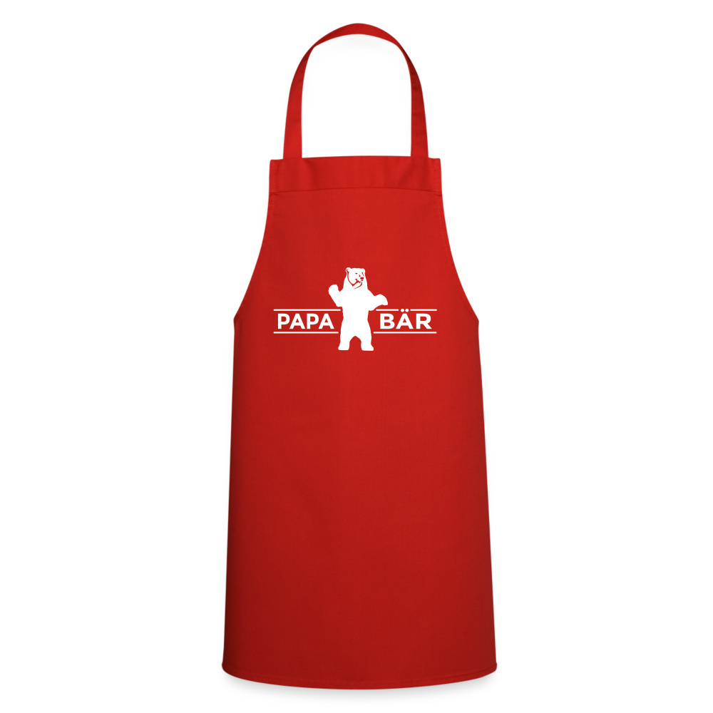Papa Bär - Kochschürze - red