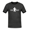 Papa Bär - Männer Ringer T-Shirt - charcoal/black