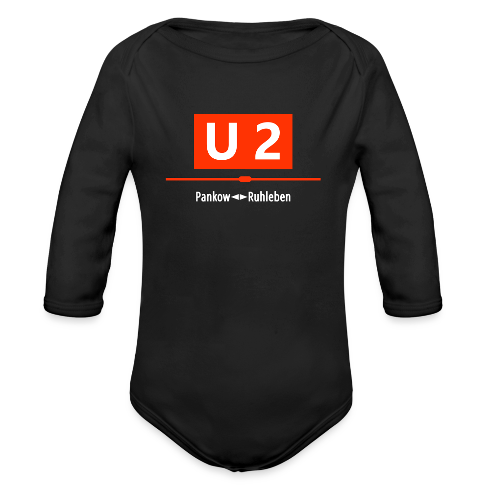 U2 Berlin - Bio-Langarmbody - black