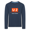 U2 Berlin - Kinder Langarmshirt - navy