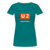 U2 Berlin - Frauen Premium T-Shirt - diva blue