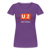 U2 Berlin - Frauen Premium T-Shirt - purple