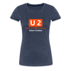 U2 Berlin - Frauen Premium T-Shirt - heather blue