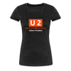 U2 Berlin - Frauen Premium T-Shirt - charcoal grey