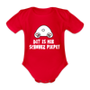Dit is mir Schnurz Piepe - Bio-Kurzarmbody - red