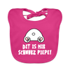 Dit is mir Schnurz Piepe - Lätzchen - fuchsia