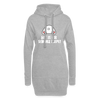 Dit is mir Schnurz Piepe - Hoodie-Kleid - heather grey