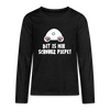 Dit is mir Schnurz Piepe - Teenager Langarmshirt - charcoal grey