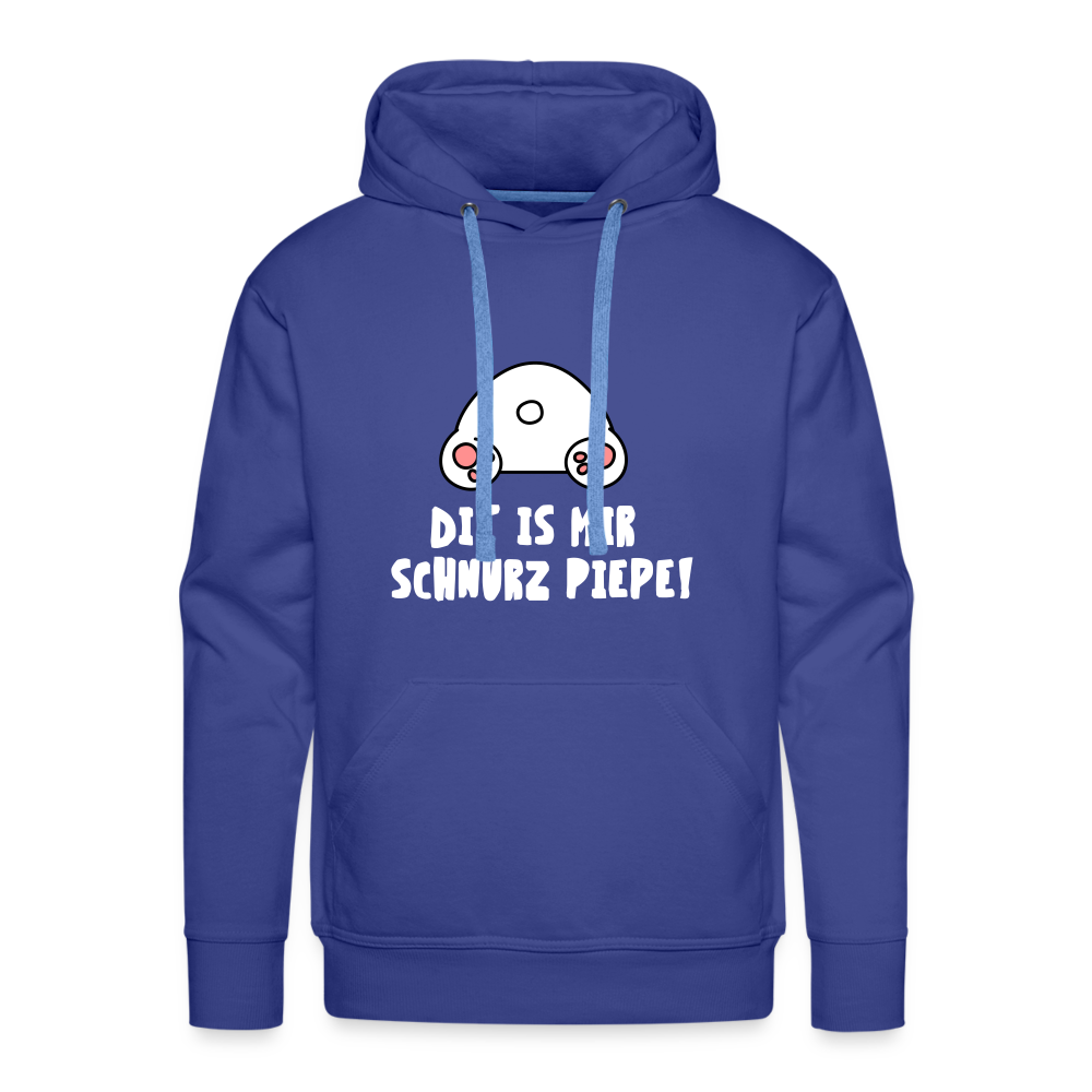 Dit is mir Schnurz Piepe - Männer Premium Hoodie - royal blue