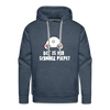Dit is mir Schnurz Piepe - Männer Premium Hoodie - heather denim