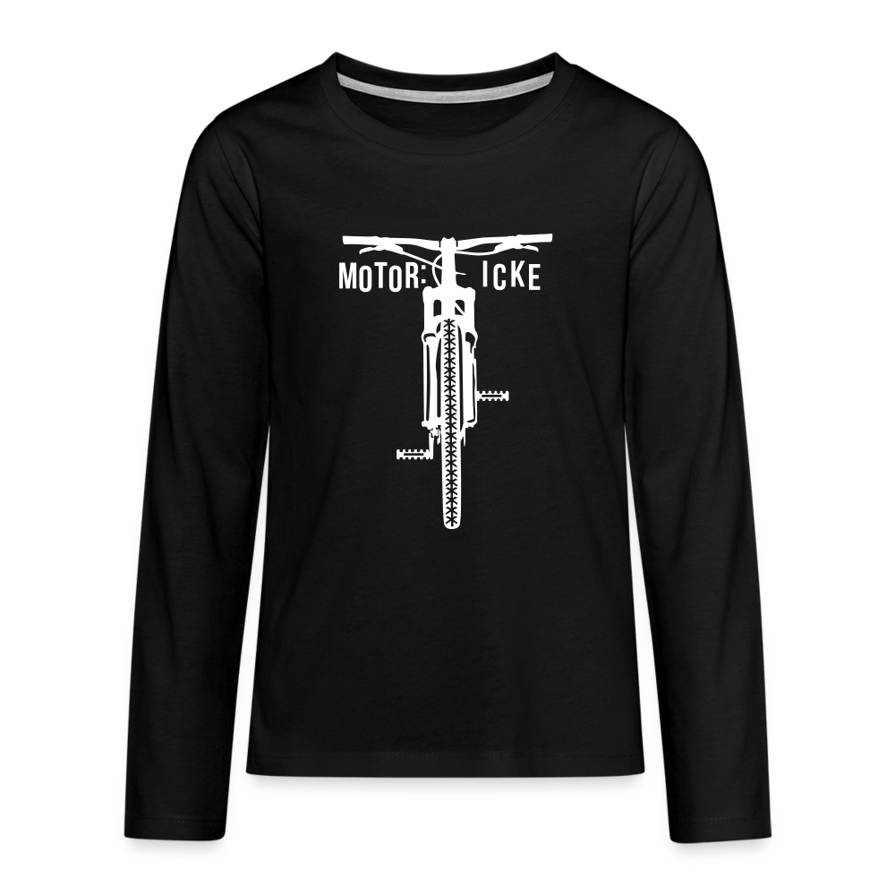 Motor icke - Teenager Langarmshirt - black