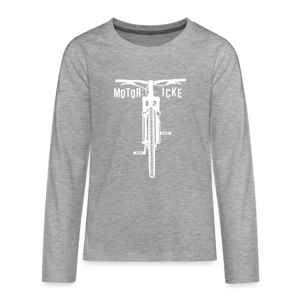Motor icke - Teenager Langarmshirt - heather grey