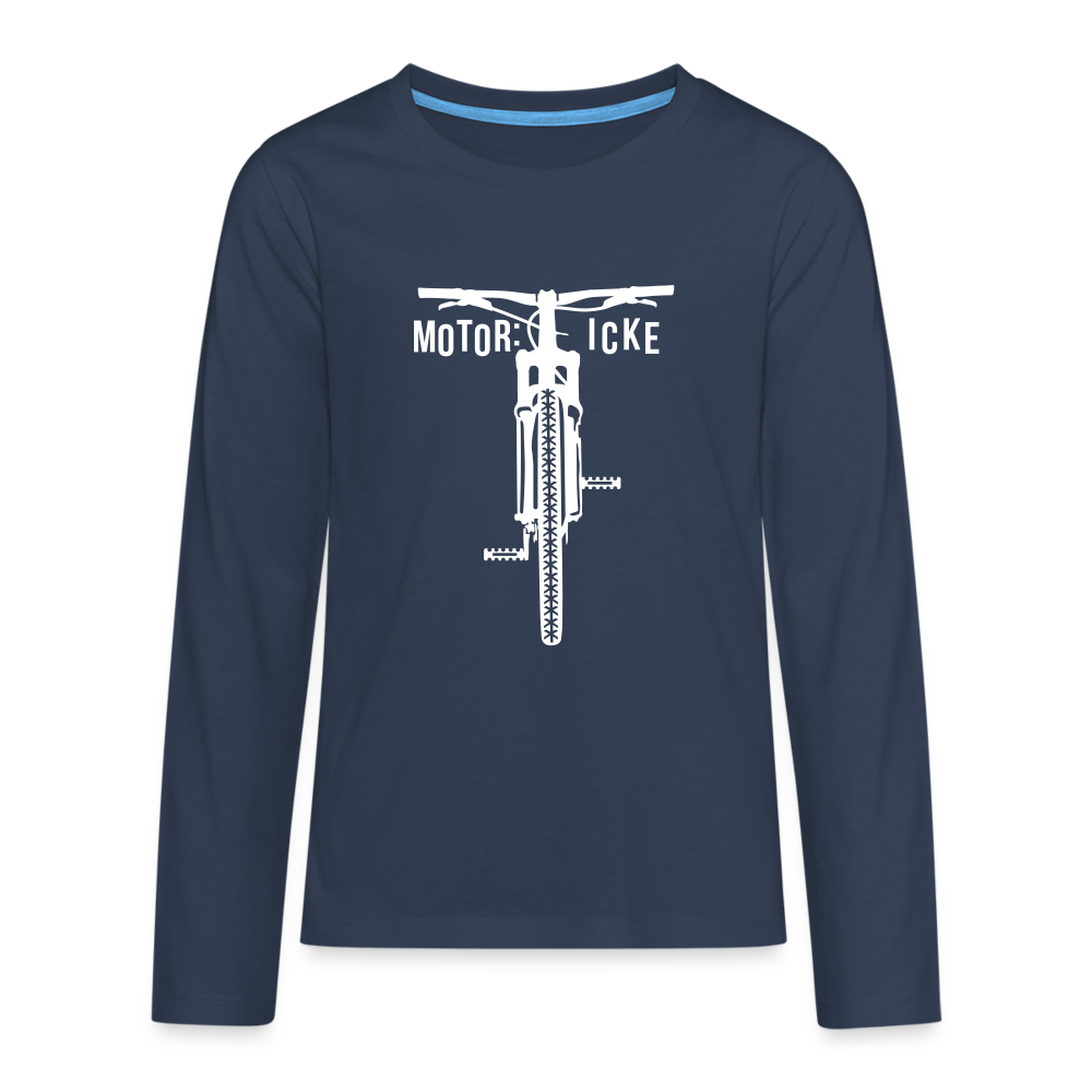 Motor icke - Teenager Langarmshirt - navy