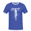 Motor icke - Männer Ringer T-Shirt - blue/white
