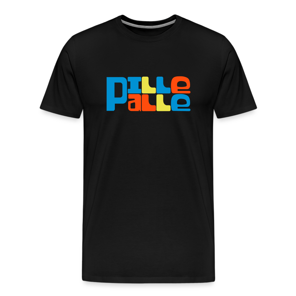 Pillepalle - Männer Premium T-Shirt - black
