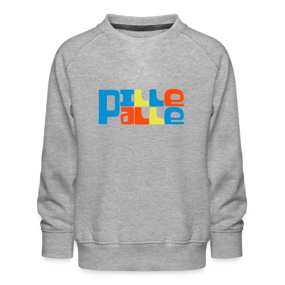 Pillepalle - Kinder Premium Sweatshirt - heather grey