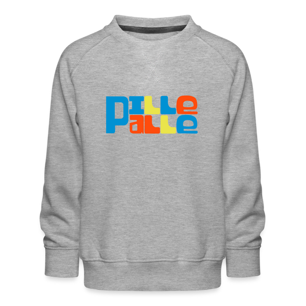 Pillepalle - Kinder Premium Sweatshirt - heather grey