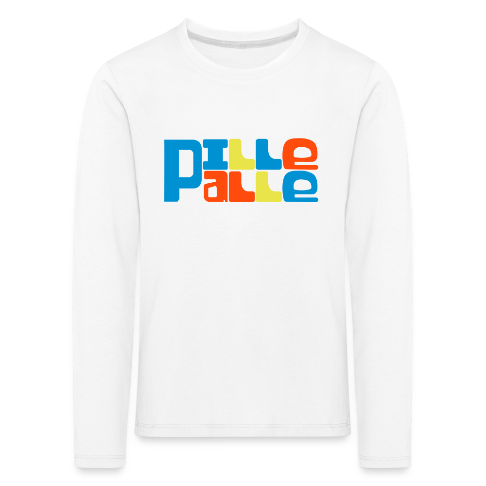 Pillepalle - Kinder Langarmshirt - white